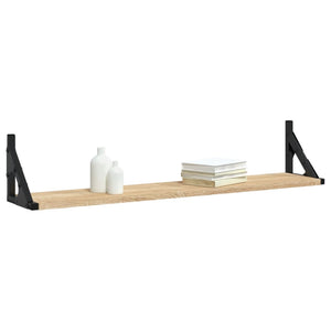 Wandregale Sonoma-Eiche 80 cm, 2er Set