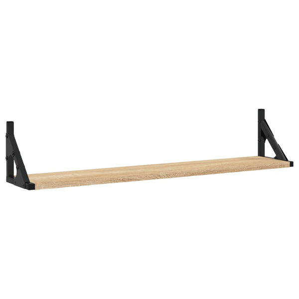 Wandregale Sonoma-Eiche 80 cm, 2er Set