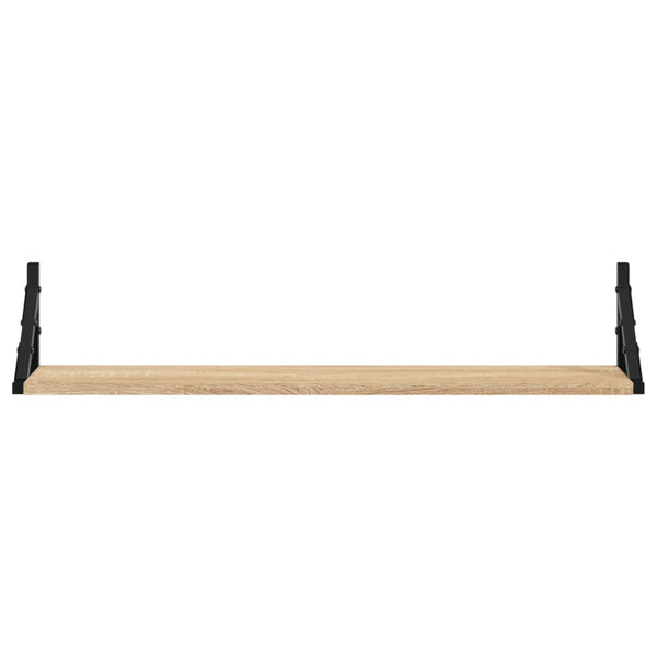 Wandregale Sonoma-Eiche 80 cm, 2er Set