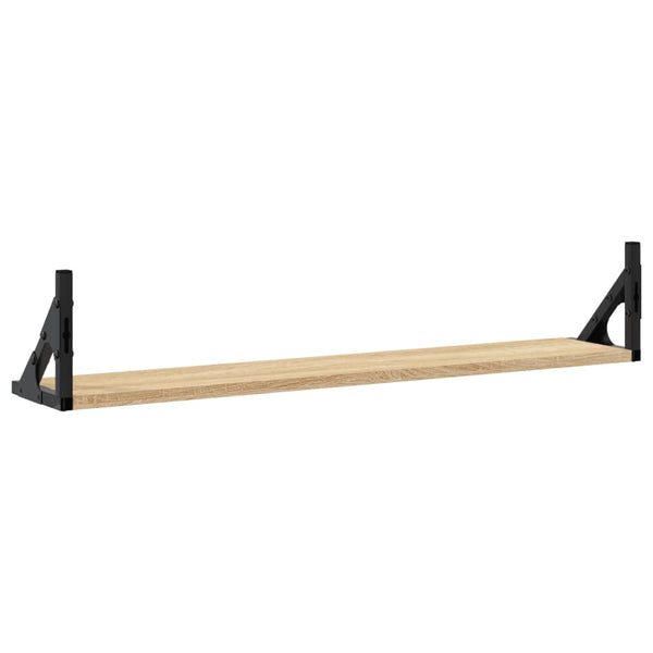 Wandregale Sonoma-Eiche 80 cm, 2er Set