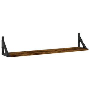 Wandregale 2er Set Räuchereiche 80cm