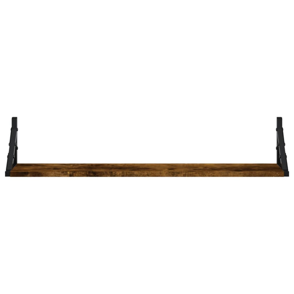 Wandregale 2er Set Räuchereiche 80cm