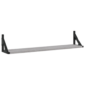 Wandregale Grau Sonoma 80cm 2er Set