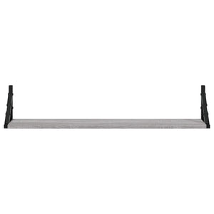 Wandregale Grau Sonoma 80cm 2er Set