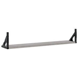 Wandregale Grau Sonoma 80cm 2er Set
