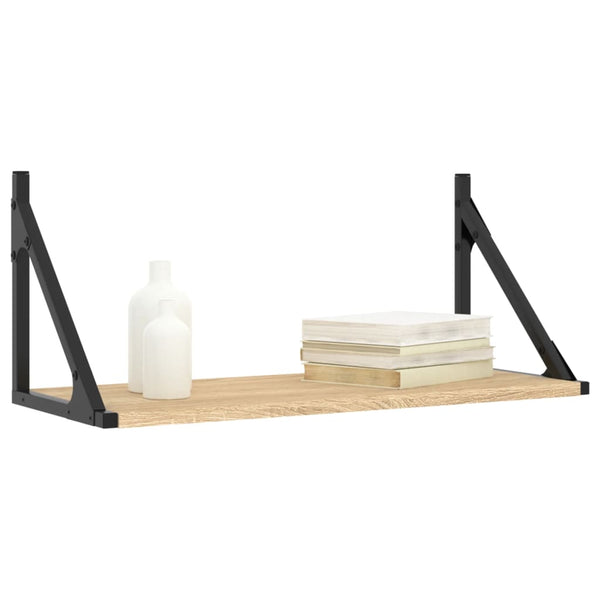 Wandregale Sonoma Eiche 60x25 cm, 2er-Set