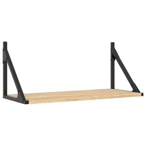 Wandregale Sonoma Eiche 60x25 cm, 2er-Set