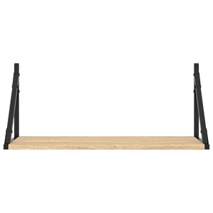 Wandregale Sonoma Eiche 60x25 cm, 2er-Set