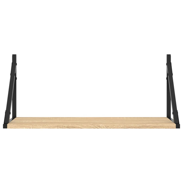 Wandregale Sonoma Eiche 60x25 cm, 2er-Set