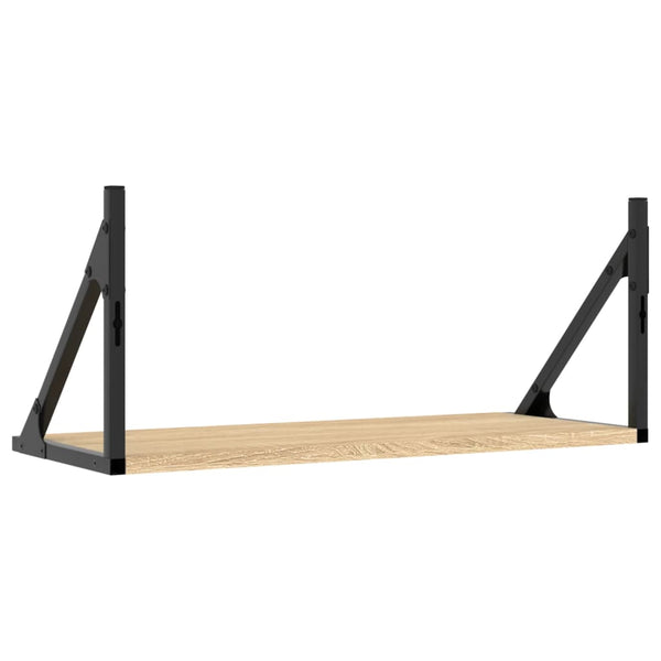 Wandregale Sonoma Eiche 60x25 cm, 2er-Set