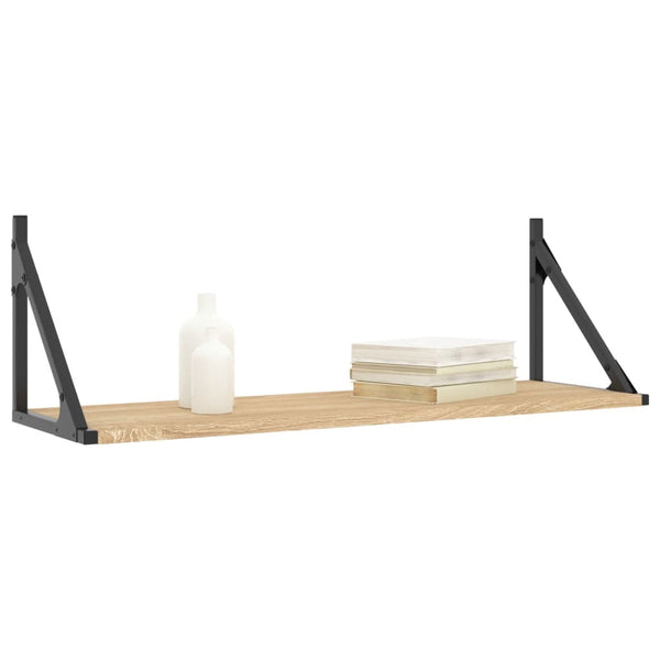 Wandregale 2er Set Sonoma Eiche 80cm
