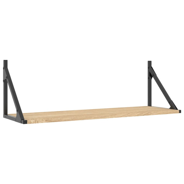 Wandregale 2er Set Sonoma Eiche 80cm