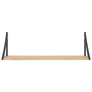 Wandregale 2er Set Sonoma Eiche 80cm