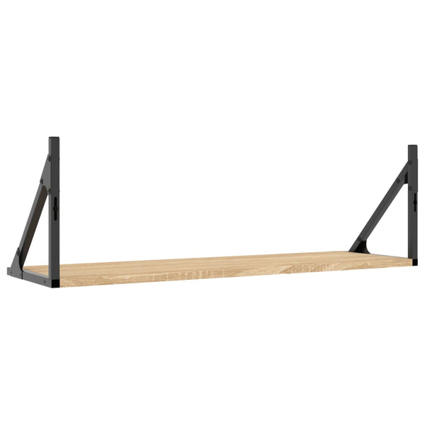 Wandregale 2er Set Sonoma Eiche 80cm