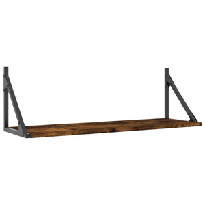 Wandregale 2er Set Räuchereiche 80cm