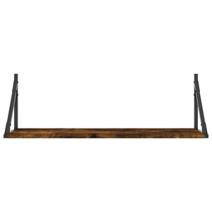 Wandregale 2er Set Räuchereiche 80cm