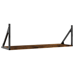 Wandregale 2er Set Räuchereiche 80cm