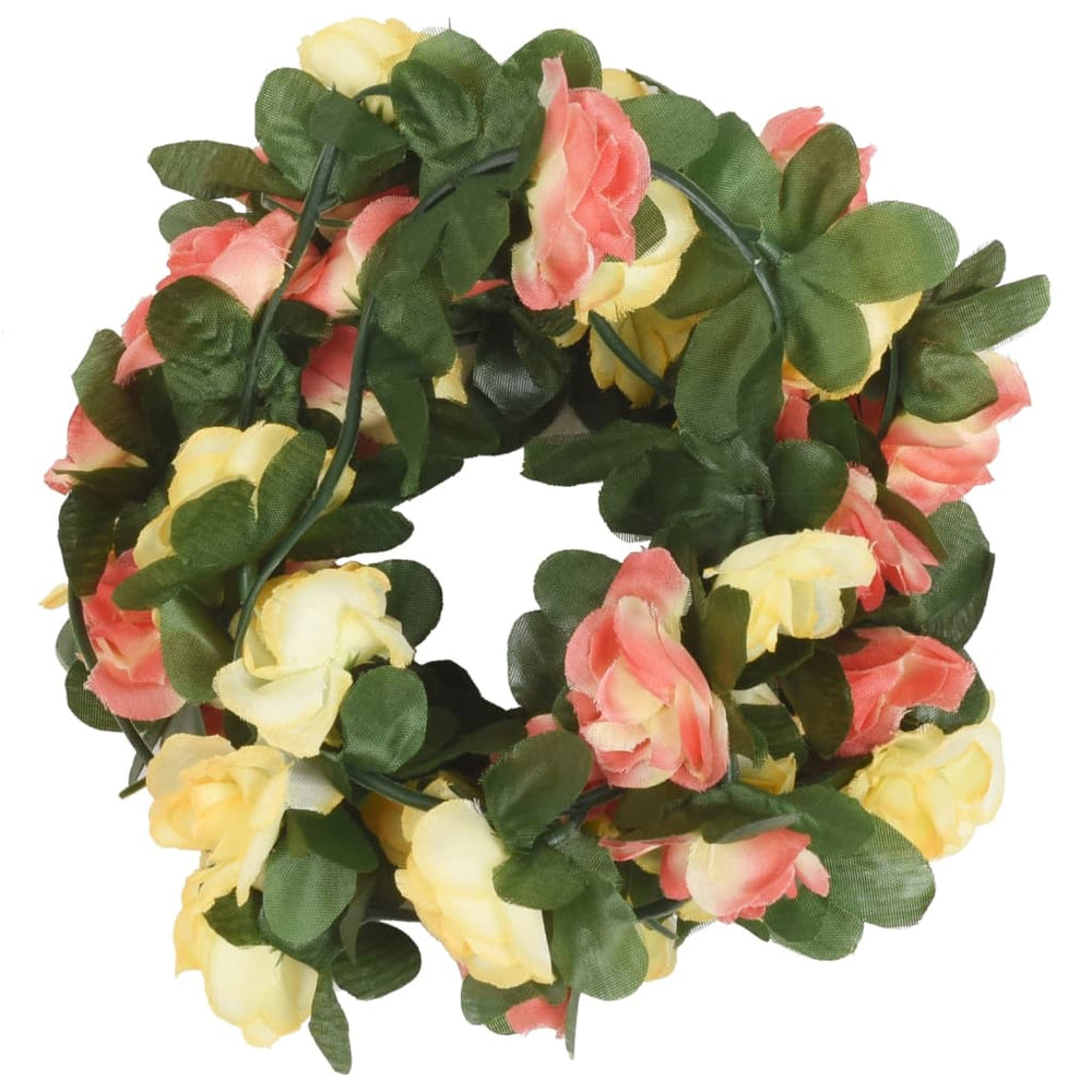 Blumengirlanden Frühlingsrosen 6 Stk, 250cm