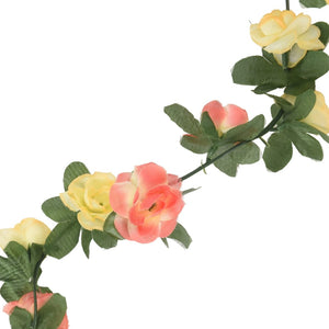 Blumengirlanden Frühlingsrosen 6 Stk, 250cm