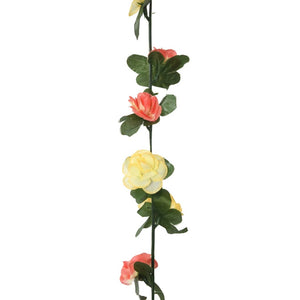 Blumengirlanden Frühlingsrosen 6 Stk, 250cm