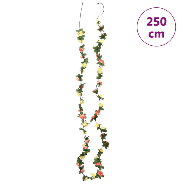 Blumengirlanden Frühlingsrosen 6 Stk, 250cm