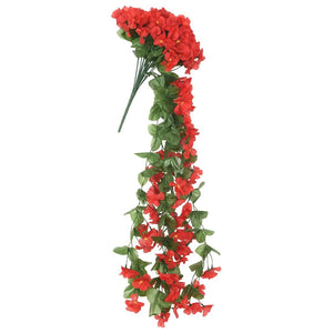 Rote Blumen Girlanden, 3er Set, 85cm