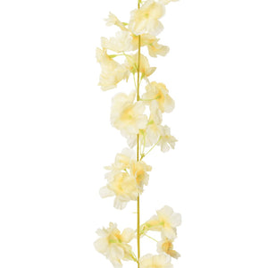 Champagnerfarbene Blumengirlanden, 6 Stk, 180cm