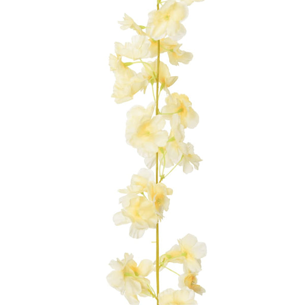 Champagnerfarbene Blumengirlanden, 6 Stk, 180cm
