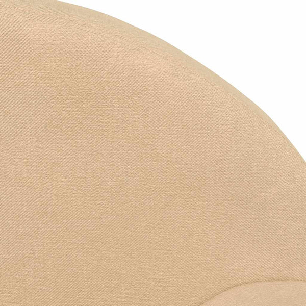 vidaXL Canapé Enfant Crème Peluche Douce