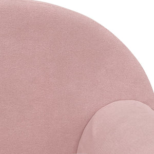 vidaXL Canapé enfant rose peluche douce