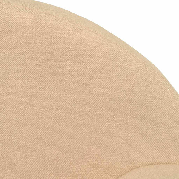 Kinder Sofa 2-Sitzer Creme Plüsch