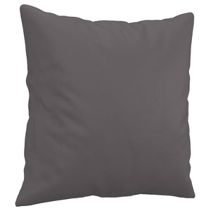 vidaXL Canapé 3 places avec oreillers décoratifs Gris 180 cm Similicuir