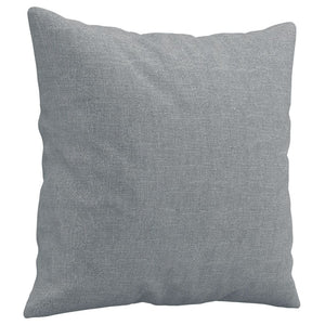 Hellgraues 2-Sitzer Sofa mit Kissen
