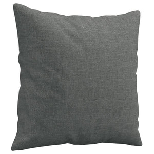 Dunkelgraues 2-Sitzer Sofa mit Zierkissen