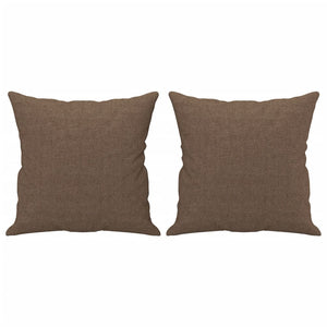 2-Sitzer Sofa Braun mit Kissen