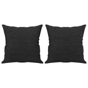 Schwarzes 2-Sitzer Sofa 120cm mit Kissen