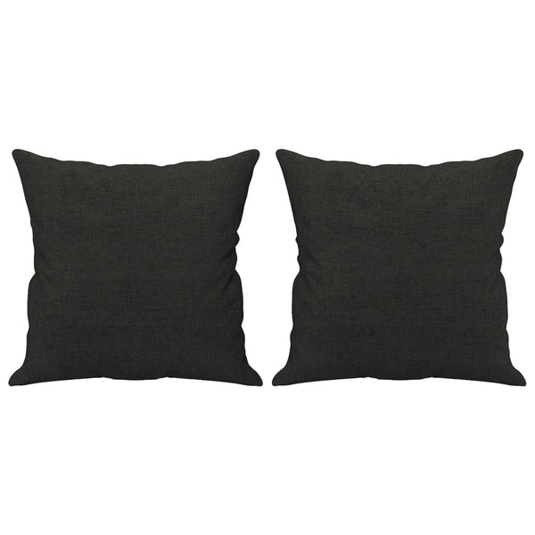 Schwarzes 2-Sitzer Sofa 120cm mit Kissen