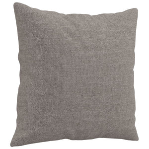 vidaXL Canapé 2 places avec coussins décoratifs Taupe 120 cm Tissu