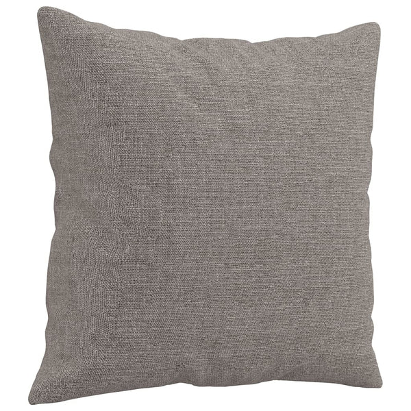 vidaXL Canapé 2 places avec coussins décoratifs Taupe 120 cm Tissu
