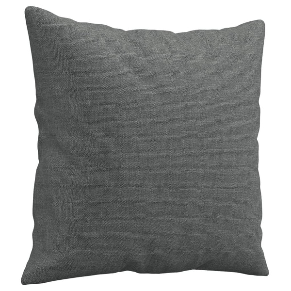 Dunkelgraues 3-Sitzer Sofa mit Kissen, 180 cm