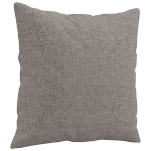 vidaXL Canapé 3 places avec oreillers décoratifs Taupe 180 cm Tissu