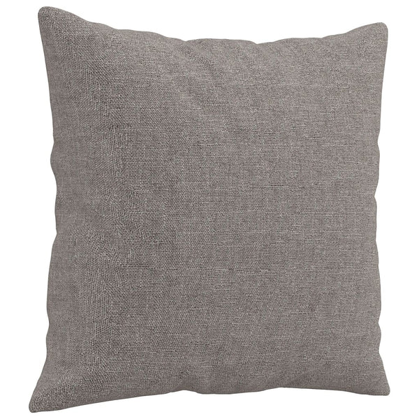 vidaXL Canapé 3 places avec oreillers décoratifs Taupe 180 cm Tissu