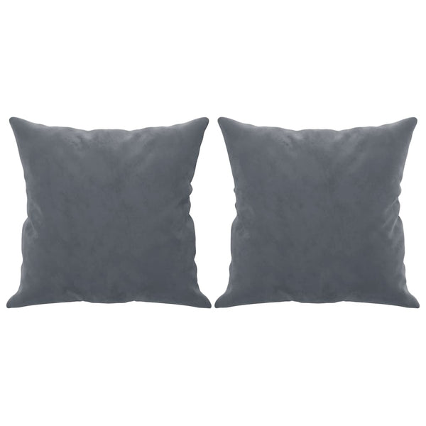 Dunkelgraues 2-Sitzer Samt Sofa 120cm