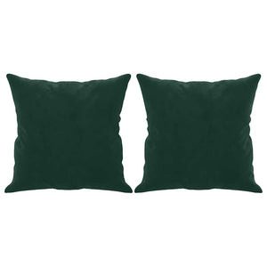 Dunkelgrünes 2-Sitzer Samt Sofa 120cm