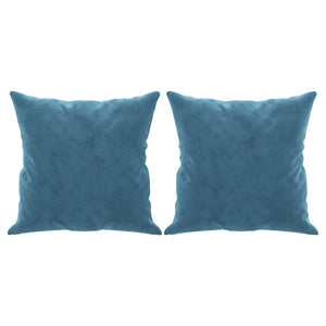 Blaues 2-Sitzer Sofa Samt 120 cm