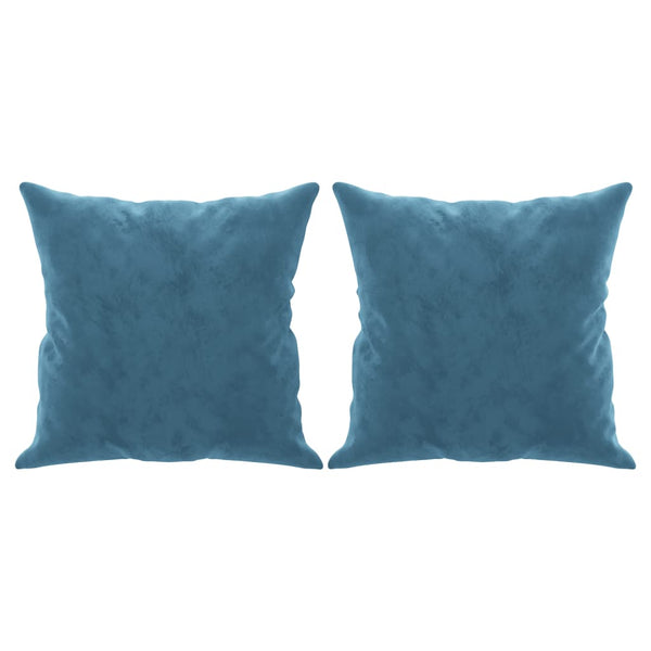 Blaues 2-Sitzer Sofa Samt 120 cm