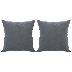 Dunkelgraues 2-Sitzer Samt Sofa 140 cm