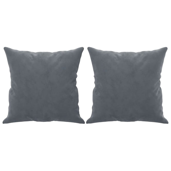 Dunkelgraues 2-Sitzer Samt Sofa 140 cm
