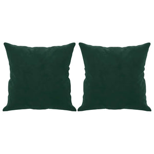 Dunkelgrünes 2-Sitzer Samt Sofa 140 cm