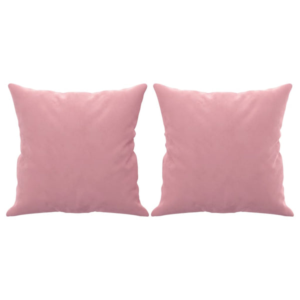 Rosa Samt 2-Sitzer Sofa 140 cm